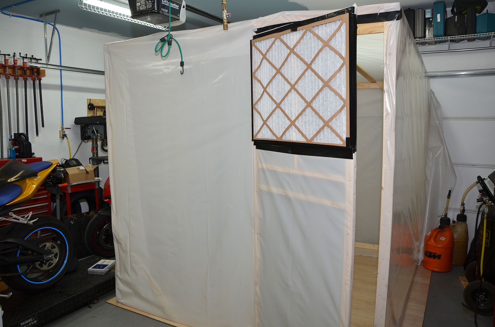 Portable spray booth ideas